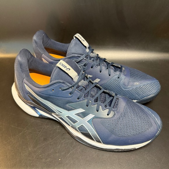 Asics Solution Speed FF 3 Mens Size 14 Blue Running Training Shoes Sneakers - Picture 1 of 6